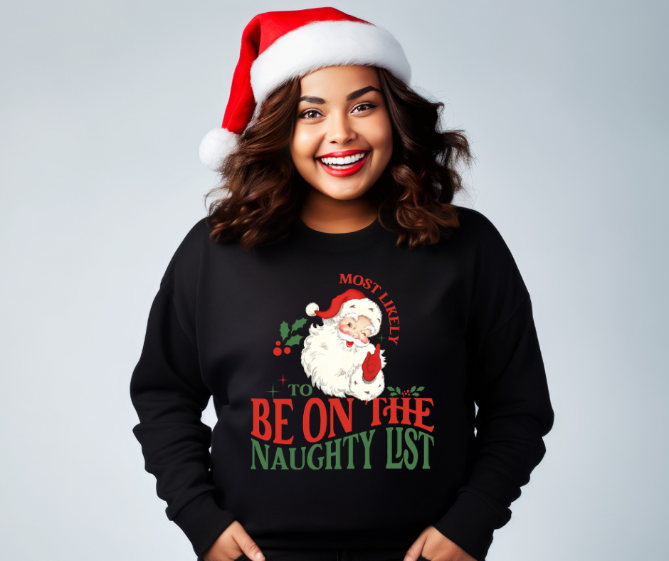 “Naughty List” Women’s Crewneck