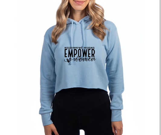 “Empowered Women” Crop Sweatshirt