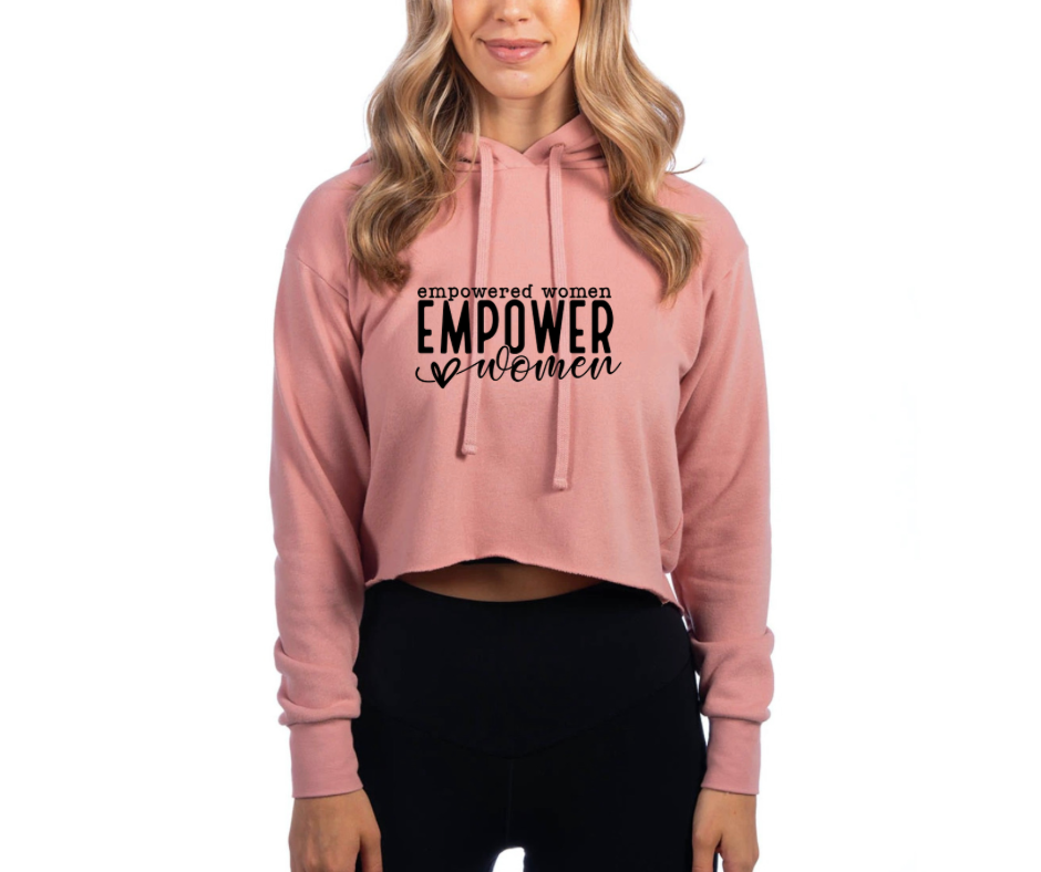 “Empowered Women” Crop Sweatshirt
