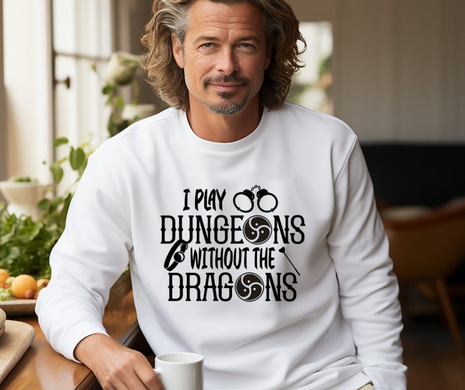 “Dungeons Without Dragons” Unisex Crewneck